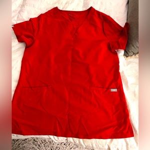 RED FIGS SCRUB Top - Medium